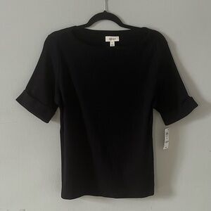 Style and Co. Black Women's Top NWT